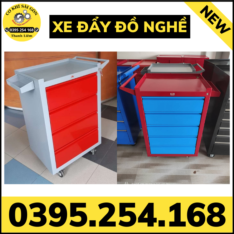 Xe đẩy chứa dụng dụ, đồ nghề
